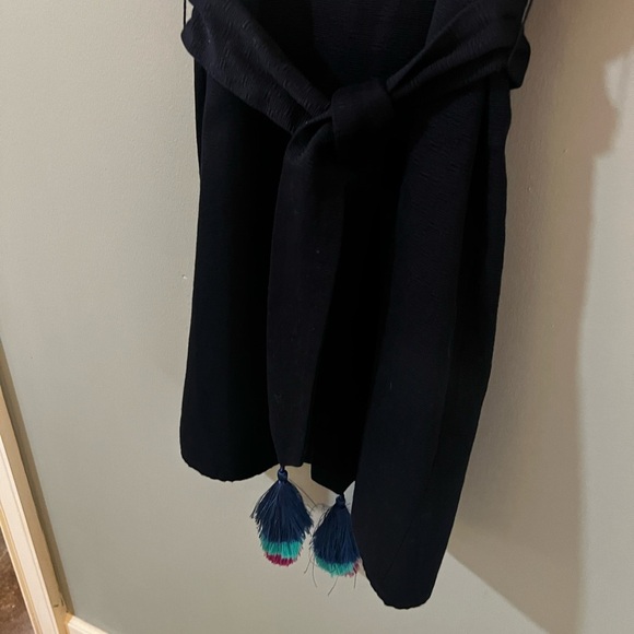 Marie Oliver Blue Sheath Dress Sleeveless V-Neck - Picture 6 of 13